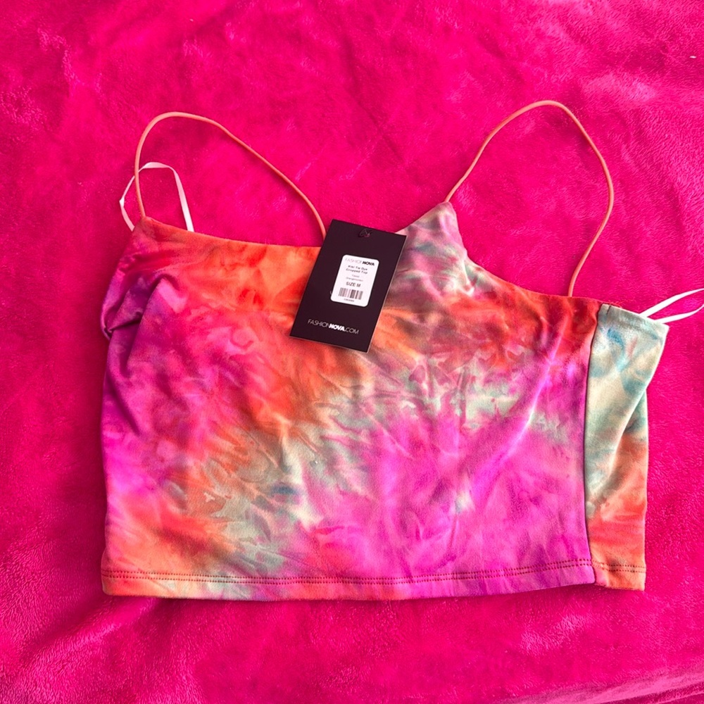 Kiki tie dye crop top!!